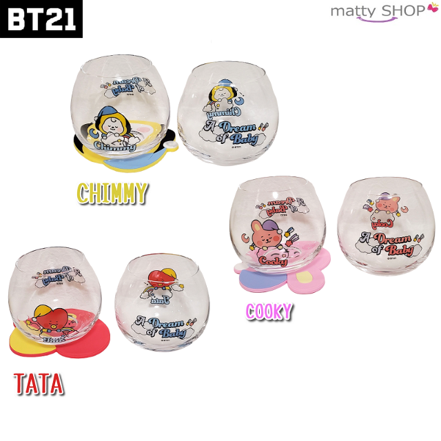 防弾少年団(BTS)(ボウダンショウネンダン)のBT21　公式グッズ"KOYA"【コップ320ml&コースタセット】 インテリア/住まい/日用品のキッチン/食器(グラス/カップ)の商品写真