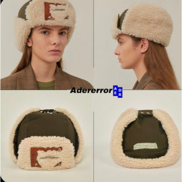 MAISONKITSUNE【即完売】ADERERROR Torn label hat フライトキャップ