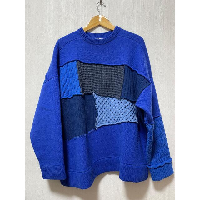 ZARA - ADERERROR X ZARA オーバーサイズ パッチワーク セーター S~M