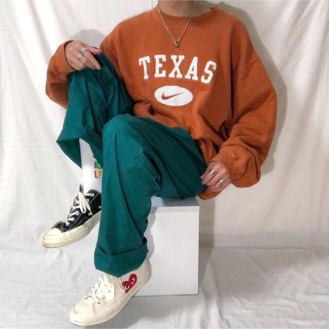 古着 90s ナイキ NIKE スウェット トレーナー 刺繍ロゴ 最高デザイン-