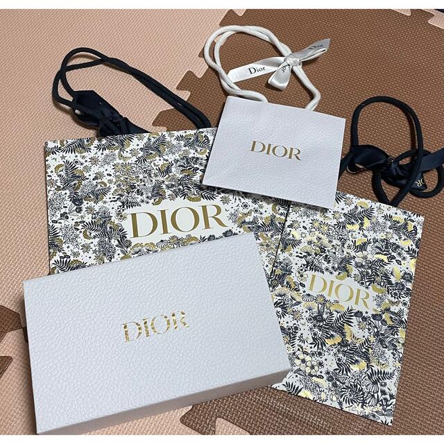 Dior(ディオール)のDIOR空き箱＋ショップ袋 レディースのバッグ(ショップ袋)の商品写真