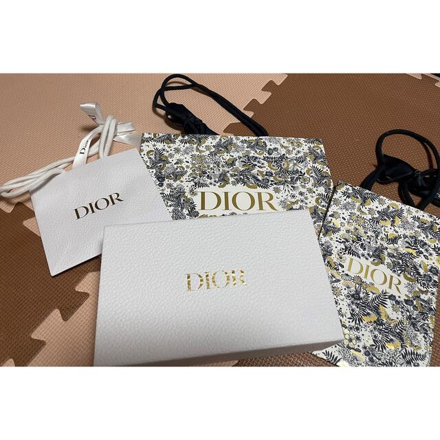 Dior(ディオール)のDIOR空き箱＋ショップ袋 レディースのバッグ(ショップ袋)の商品写真