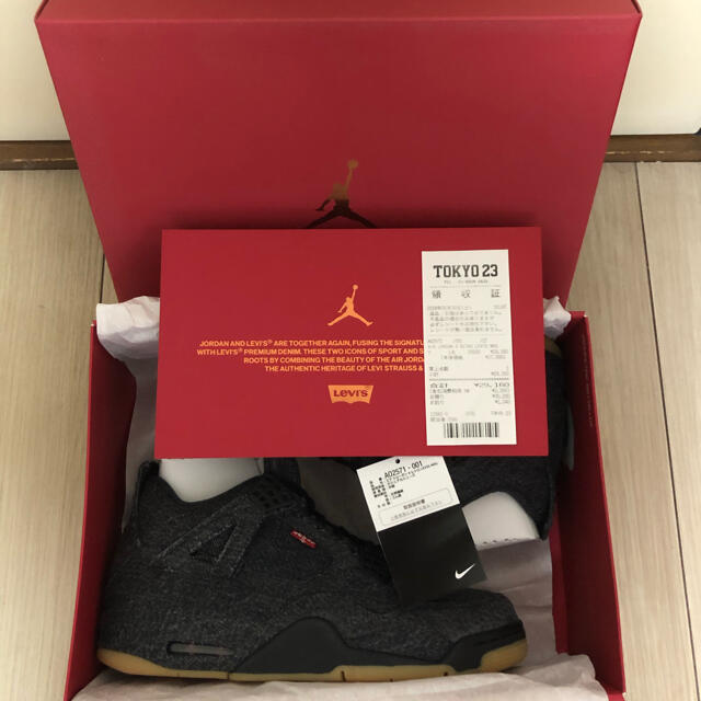 靴/シューズ自身購入 AIR JORDAN 4 RETRO LEVIS NRG 新品未使用品