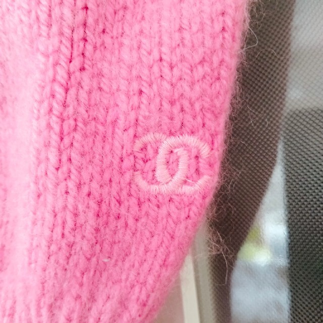 CHANEL(シャネル)のCHANEL　ピンクカシミヤニット レディースのトップス(ニット/セーター)の商品写真