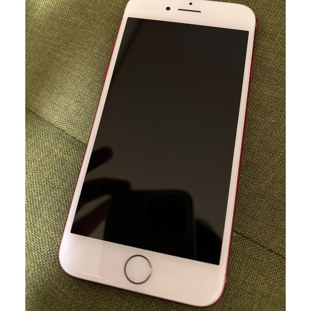 iPhone(アイフォーン)のiPhone7 RED 128GB スマホ/家電/カメラのスマートフォン/携帯電話(スマートフォン本体)の商品写真