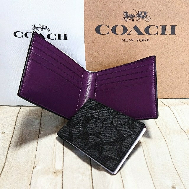 COACH(コーチ)の正規品　新品未使用　コーチ　財布　ブラック　ダンボ　ディズニー　Disney レディースのファッション小物(財布)の商品写真