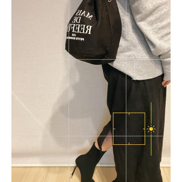 Maison de Reefur(メゾンドリーファー)のメゾンドリーファー巾着バッグ レディースのバッグ(ハンドバッグ)の商品写真