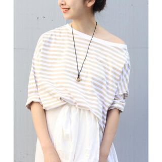 プラージュ(Plage)の【R’IAM】FEMININE ボーダー Tシャツ(カットソー(長袖/七分))