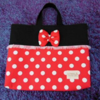 ふっくらリボン🎀レッスンバッグ,絵本袋,入園入学準備👜(バッグ/レッスンバッグ)