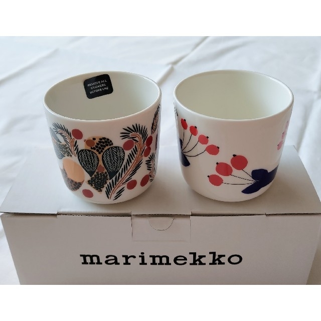 marimekko(マリメッコ)のマリメッコ　ラテマグ　ケトゥンマルヤ　パッカネン　2点 インテリア/住まい/日用品のキッチン/食器(食器)の商品写真