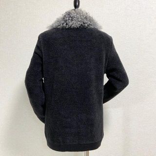 希少 TRUSSARDI リアルファー 2WAYウールジャケット