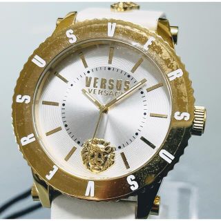 ヴェルサーチ(VERSACE)の◆激レア◆ヴェルサーチ◆ヴェルサス◆メンズ◆ホワイト◆ゴールド◆金◆白◆腕時計(腕時計(アナログ))