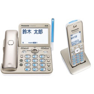 パナソニック(Panasonic)のVE GZ72DL N パナソニック　コードレス電話機(電話台/ファックス台)