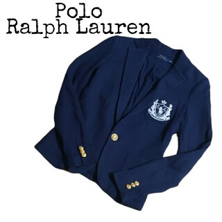 ポロラルフローレン(POLO RALPH LAUREN)のポロ ラルフローレン テーラードジャケット 紺ブレザー 金ボタン 1B M相当(テーラードジャケット)