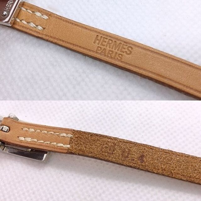 HERMES エルメス ケリー アルディオン レザーブレスレット 3連