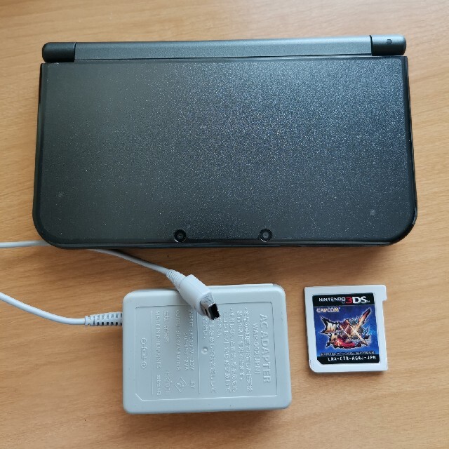 ニンテンドー　new 3DS LL 本体　メタリックブラック　モンハンモンスターハンターダブルクロス