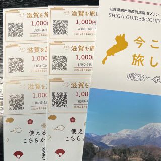 今こそ滋賀を旅しよう！第5弾 周遊クーポン 6000円 (ショッピング)