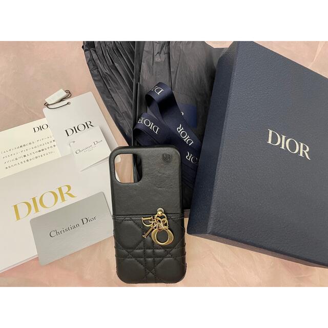 Dior(ディオール)の難あり♥Dior♥LADY DIOR IPHONE 12 & 12 PROケース スマホ/家電/カメラのスマホアクセサリー(iPhoneケース)の商品写真