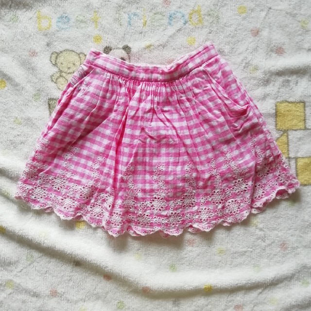 babyGAP(ベビーギャップ)の♡babyGap♡チェック柄スカート キッズ/ベビー/マタニティのキッズ服女の子用(90cm~)(スカート)の商品写真