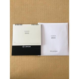 レクサス卓上カレンダー2022  新品未使用(カレンダー/スケジュール)