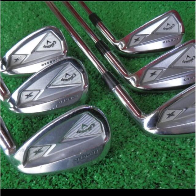 Callaway Golf(キャロウェイゴルフ)の名器】X-FORGED2013 5-P6本 ツアーイシューX100Xフォージド. スポーツ/アウトドアのゴルフ(クラブ)の商品写真