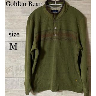 ゴールデンベア(Golden Bear)のGolden Bear ニット　セーター　モスグリーン　M(ニット/セーター)