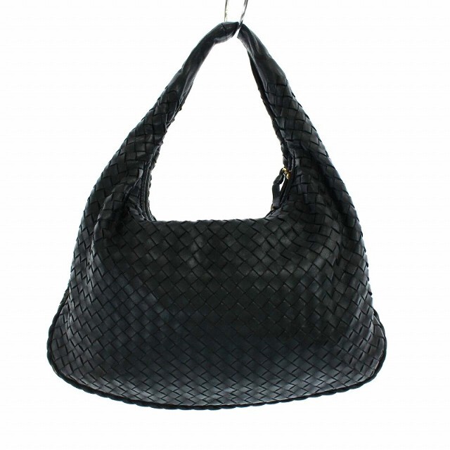 Bottega Veneta(ボッテガヴェネタ)のボッテガヴェネタ イントレチャート ハンドバッグ トートバッグ レザー 黒 レディースのバッグ(ハンドバッグ)の商品写真