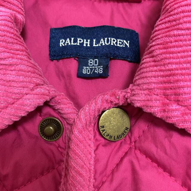 Ralph Lauren(ラルフローレン)の【美品】ラルフローレン アウター ジャケット コート 80 女の子 キルティング キッズ/ベビー/マタニティのベビー服(~85cm)(ジャケット/コート)の商品写真