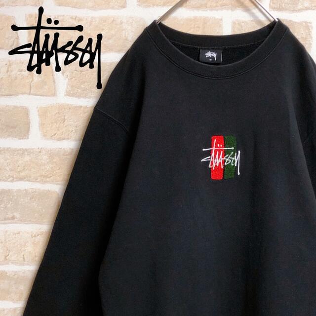 STUSSY - STUSSY ステューシー スウェット トレーナー 刺繍ロゴ パイル ...