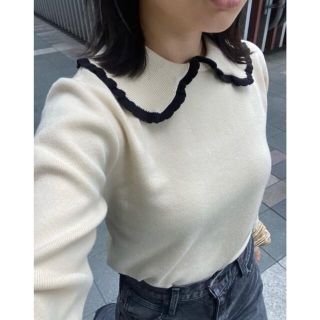 マウジー(moussy)の★SHEL'TTER★  カラードネックニットトップス(ニット/セーター)