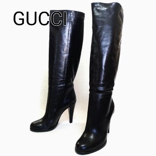 Gucci - グッチ ロングブーツ 35 レディース - 黒の通販 by ブランディア｜グッチならラクマ