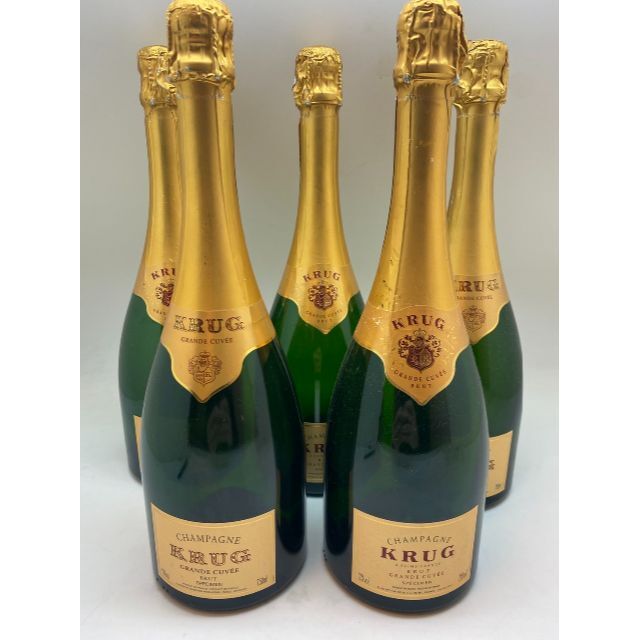 Krug(クリュッグ)のクリュッグ　ドンペリ　ベルエポック　セットで8本　ダミーボトル 食品/飲料/酒の酒(シャンパン/スパークリングワイン)の商品写真