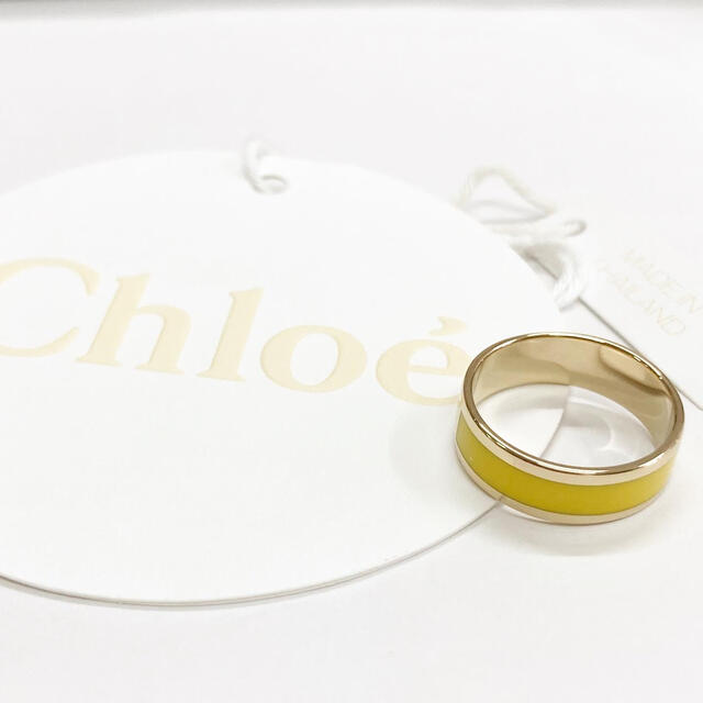 Chloe(クロエ)のクロエ　指輪　Chloe リング　かわいい　ゴールド　イエロー　約15号 レディースのアクセサリー(リング(指輪))の商品写真