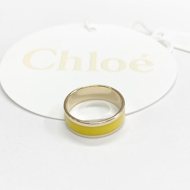 Chloe(クロエ)のクロエ　指輪　Chloe リング　かわいい　ゴールド　イエロー　約15号 レディースのアクセサリー(リング(指輪))の商品写真