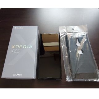 エクスペリア(Xperia)のXperia XZ3 801SO ブラック SIMロック解除(スマートフォン本体)