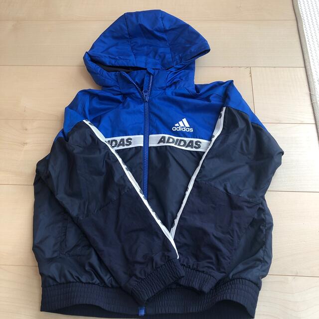 adidas(アディダス)のkids adidas ナイロンジャンパー キッズ/ベビー/マタニティのキッズ服男の子用(90cm~)(ジャケット/上着)の商品写真