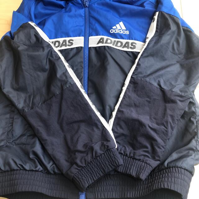 adidas(アディダス)のkids adidas ナイロンジャンパー キッズ/ベビー/マタニティのキッズ服男の子用(90cm~)(ジャケット/上着)の商品写真