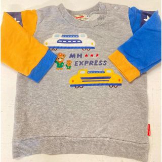 ミキハウス(mikihouse)のりん様専用　ミキハウス　新幹線　トレーナー90(Tシャツ/カットソー)