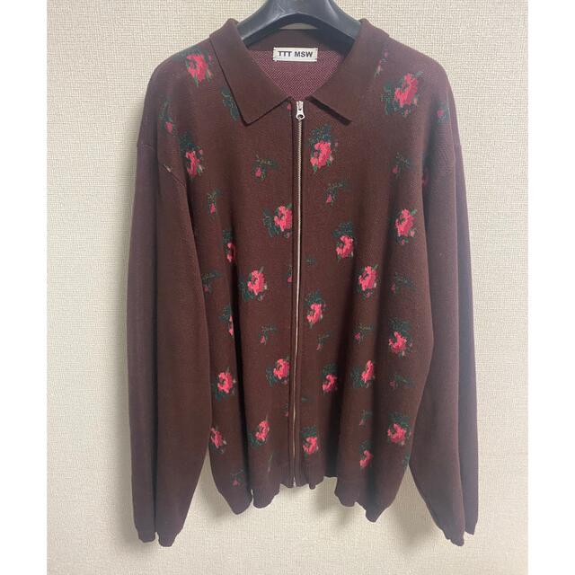 ALLEGE - ttt_msw flower knit polo shirt 20awの通販 by 断捨離