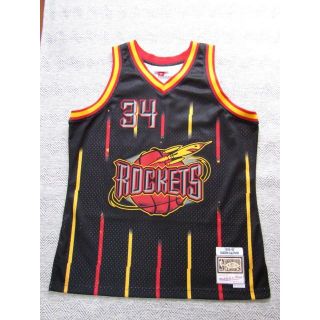 ミッチェルアンドネス(MITCHELL & NESS)の美品 アキーム・オラジュワン ヒューストンロケッツ スウィングマン ユニフォーム(バスケットボール)