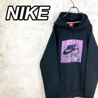 ナイキ(NIKE)の希少 90s ナイキ パーカー ビッグプリント ボックスロゴ(パーカー)