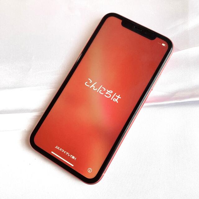 スマホ/家電/カメラ【美品】iPhone XR Coral 64GB SIMフリー