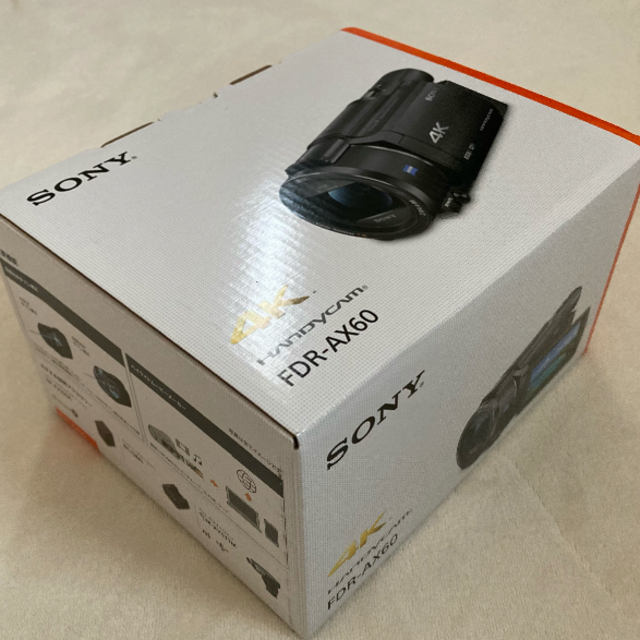 【新品未使用】FDR-AX60 SONY 4K ビデオカメラ