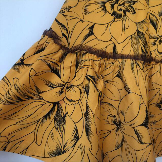 M,L レディース ロングスカート イエロー レディースのスカート(ロングスカート)の商品写真