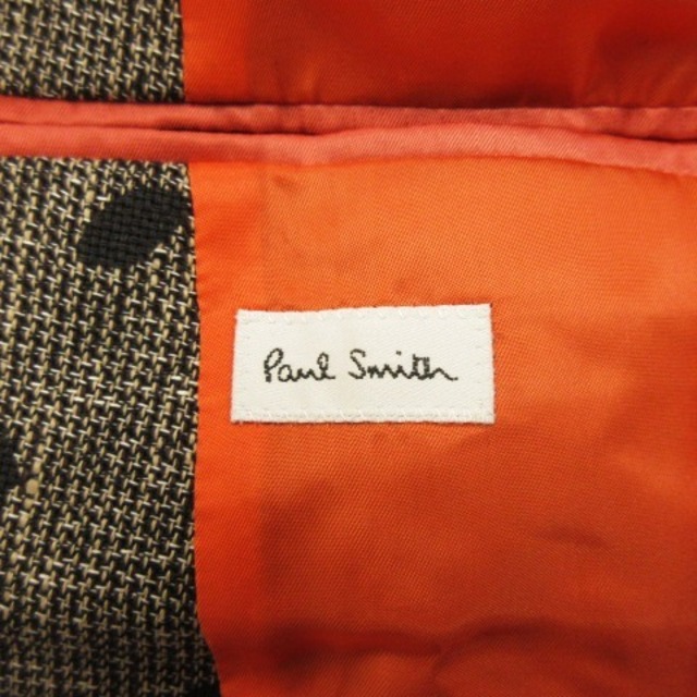 Paul Smith(ポールスミス)のポールスミス テーラード ジャケット ブレザー リネン ダブル ドット 茶系 M メンズのジャケット/アウター(テーラードジャケット)の商品写真