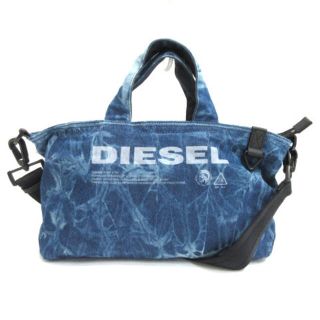 ディーゼル(DIESEL)のディーゼル ミニ トートバッグ ハンドバッグ ショルダー デニム 鞄 インディゴ(トートバッグ)