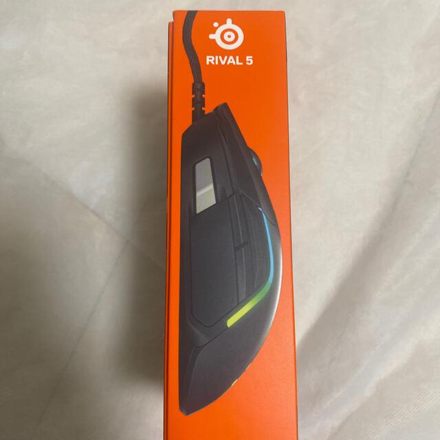 美品　steel series RIVAL 5  gaming mouse スマホ/家電/カメラのPC/タブレット(PC周辺機器)の商品写真