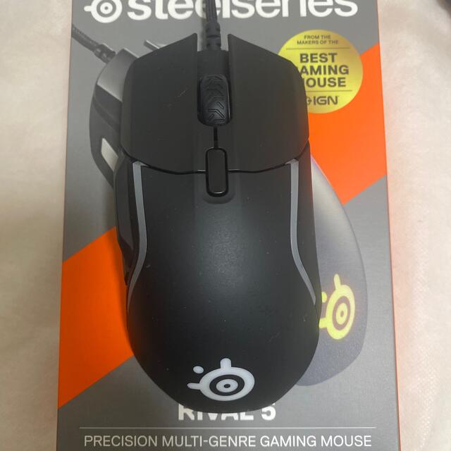 美品　steel series RIVAL 5  gaming mouse スマホ/家電/カメラのPC/タブレット(PC周辺機器)の商品写真