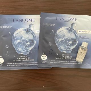 ランコム(LANCOME)のランコム♡ジェニフィックアドバンストマスク2枚＋化粧水10ml(パック/フェイスマスク)