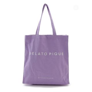 ジェラートピケ(gelato pique)のジェラートピケ ホビートートバッグ　パープル　新品(トートバッグ)